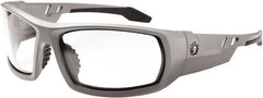 Ergodyne - Clear Lenses, Framed Safety Glasses - Uncoated Lenses, Size Universal, Wrap Around - Caliber Tooling