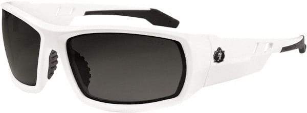 Ergodyne - Smoke Lenses, Framed Safety Glasses - Uncoated Lenses, Size Universal, Wrap Around - Caliber Tooling