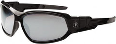 Ergodyne - Silver Lenses, Framed Safety Glasses - Uncoated Lenses, Size Universal, Wrap Around - Caliber Tooling