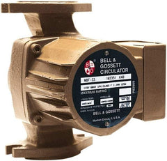 Bell & Gossett - 0.068 hp, 1 Phase, Bronze Housing, Noryl Impeller, Inline Circulator Pump - 115/230V Volt, 60 Hz Hz, 125 Max psi, 120V Motor - Caliber Tooling