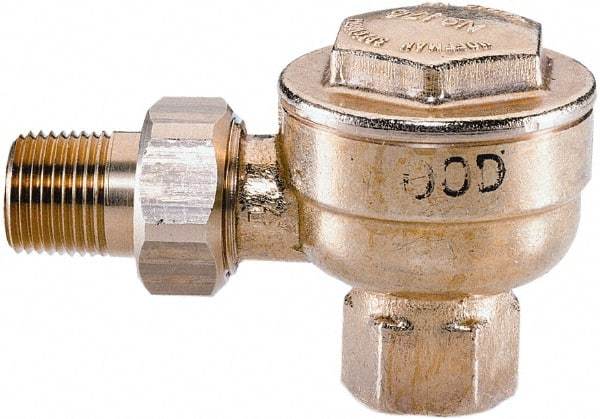 Hoffman Speciality - 2 Port, 1/2" Pipe, Stainless Steel Thermostatic Steam Trap - 25 Max psi - Caliber Tooling