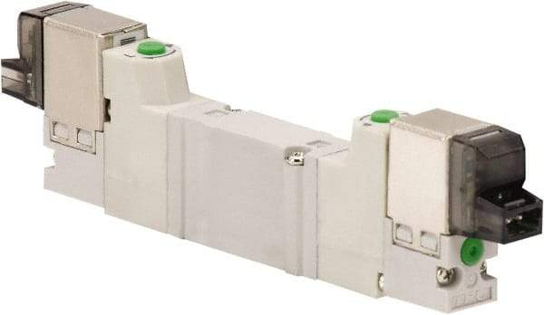 ARO/Ingersoll-Rand - Solenoid Actuator, Solenoid Return, 2 Position, Body Ported Solenoid Air Valve - 12 VDC Input, 0.2 CV, 4 Way, 100 psi, 122° Max Temp, 44° Min Temp - Caliber Tooling