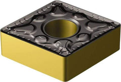 Sandvik Coromant - CNMG543 PM Grade 4335 Carbide Turning Insert - TiCN/AI2O3/TiN Finish, 80° Diamond, 5/8" Inscr Circle, 1/4" Thick, 3/64" Corner Radius - Caliber Tooling