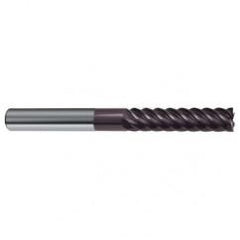 5/16" Dia. - 3" OAL - 45° Helix Firex Carbide End Mill - 6 FL - Caliber Tooling