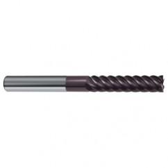 1/4" Dia. - 3" OAL - 45° Helix Firex Carbide End Mill - 6 FL - Caliber Tooling