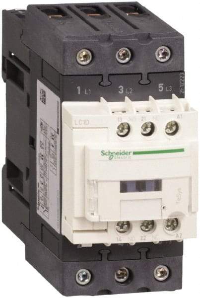 Schneider Electric - 3 Pole, 110 Coil VAC at 50/60 Hz, 50 Amp at 440 VAC, Nonreversible IEC Contactor - Bureau Veritas, CCC, CSA, CSA C22.2 No. 14, DNV, EN/IEC 60947-4-1, EN/IEC 60947-5-1, GL, GOST, LROS, RINA, RoHS Compliant, UL 508, UL Listed - Caliber Tooling