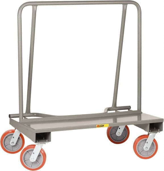 Little Giant - 2,000 Lb Capacity Steel Drywall Cart - 24" OAW, Polyurethane Casters - Caliber Tooling