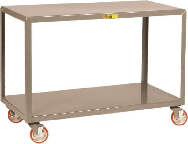 Little Giant - Mobile Table - Steel, Gray, 60" Long x 30" Deep x 34" High - Caliber Tooling