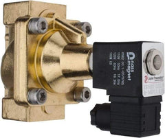 PRO-SOURCE - 1", 2/2 Way Steam Series Stacking Solenoid Valve - 110 VAC, 12 CV Rate, 4.98" High x 3.94" Long - Caliber Tooling