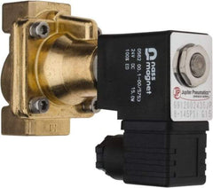 PRO-SOURCE - 1/2", 2/2 Way Steam Series Stacking Solenoid Valve - 24 VDC, 4.5 CV Rate, 4.19" High x 2.76" Long - Caliber Tooling