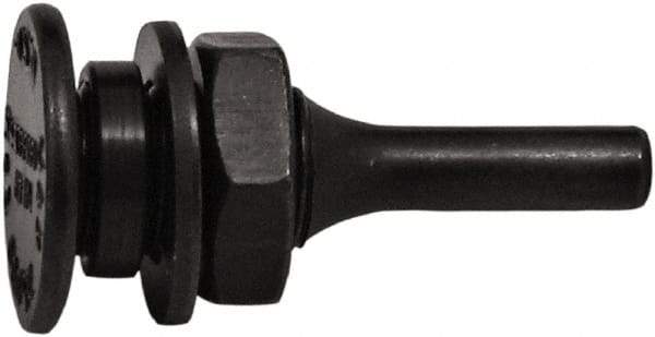 Tanis - 5/8" Arbor Hole to 1/4" Shank Diam Drive Arbor - For 3" Small Diam Wheel Brushes - Caliber Tooling