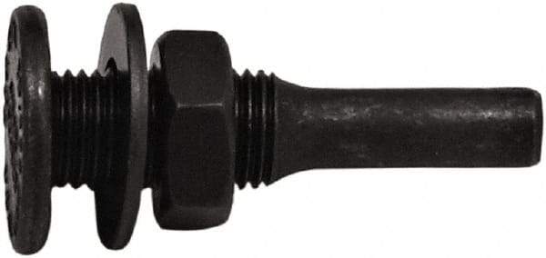 Tanis - 1/2" Arbor Hole to 1/4" Shank Diam Drive Arbor - For 3" Small Diam Wheel Brushes - Caliber Tooling