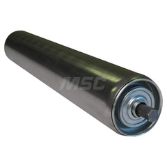 Roller Skids; Roller Material: Galvanized Steel; Load Capacity: 341; Color: Chrome; Finish: Natural; Compatible Surface Type: Smooth; Roller Length: 23.0000 in; Roller Width: 2.5000; Roller Height: 2.5 in; Roller Diameter: 2.5000; Overall Height: 2.5 in;