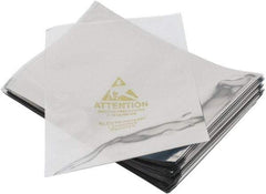 Value Collection - 8" Long x 5" Wide, 3 mil Thick, Clear Metalized Static Shield Bag - Metal-In - Caliber Tooling