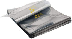 Value Collection - 12" Long x 10" Wide, 3 mil Thick, Clear Metalized Static Shield Bag - Metal-In - Caliber Tooling