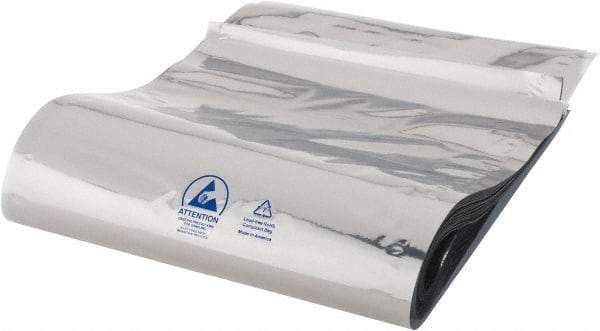 Value Collection - 24" Long x 10" Wide, 3 mil Thick, Clear Metalized Static Shield Bag - Metal-In - Caliber Tooling