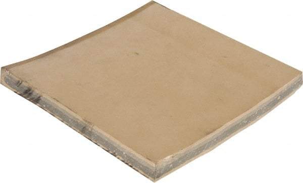 Made in USA - 12" Long, 12" Wide, Natural Gum Rubber Foam Sheet - 35 to 45 Durometer, Tan, -20 to 140°F, 3,000 psi Tensile Strength, Stock Length - Caliber Tooling