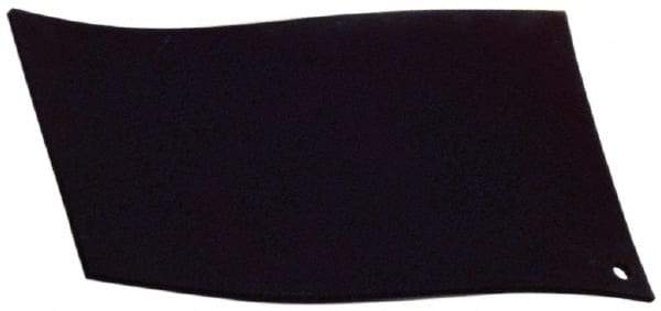 Made in USA - 24" Long, 12" Wide, 3/8" Thick, Neoprene Rubber Foam Sheet - 50 to 60 Durometer, Black, -40 to 225°F, 2,500 psi Tensile Strength, Plain Backing, Stock Length - Caliber Tooling