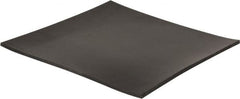 Made in USA - 12" Long, 12" Wide, Neoprene Spring Blend Rubber Foam Sheet - 65 to 75 Durometer, Black, -20 to 170°F, 1,000 psi Tensile Strength, Stock Length - Caliber Tooling