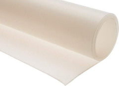 Made in USA - 36" Long, 36" Wide, Silicone Rubber Foam Sheet - 45 to 55 Durometer, Clear, -80 to 450°F, 850 psi Tensile Strength, Stock Length - Caliber Tooling