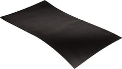 Made in USA - 24" Long, 12" Wide, EPDM Rubber Foam Sheet - 50 to 60 Durometer, Black, -40 to 240°F, 1,000 psi Tensile Strength, Stock Length - Caliber Tooling