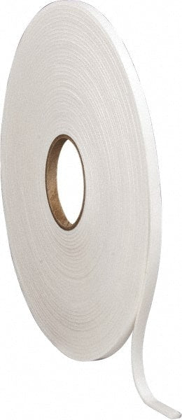 Made in USA - 50' x 3/8" x 3/16" White Polyethylene Foam Roll - Caliber Tooling