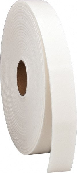 Made in USA - 50' x 2" x 1/4" White Polyethylene Foam Roll - Exact Industrial Supply