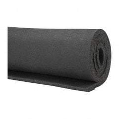 Made in USA - 36" Wide, Natural Foam Rubber Foam Sheet - 45 to 55 Durometer, Black, -40 to 160°F, Cut-to-Length - Caliber Tooling