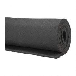 Value Collection - 36" Wide, Natural Foam Rubber Foam Sheet - 45 to 55 Durometer, Black, -40 to 160°F, Cut-to-Length - Caliber Tooling