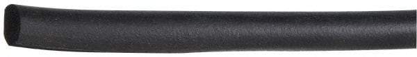 Made in USA - 100' Long, EPDM Foam Cord - 3/8" Diam, Black - Caliber Tooling