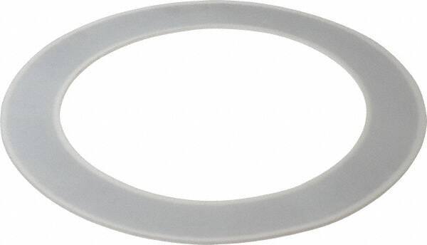 Made in USA - 8" Pipe, 8" ID x 11" OD Flange Gasket - PTFE, White, 3/32" Thick - Caliber Tooling