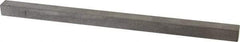 Made in USA - 12" Long x 5/8" High x 5/8" Wide, Undersized Key Stock - Type 316 Stainless Steel - Caliber Tooling