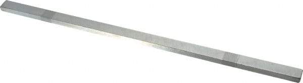 Made in USA - 12" Long, Zinc-Plated Oversized Key Stock - C1045 Steel - Caliber Tooling