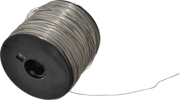 Value Collection - 20 Gage, 0.032 Inch Diameter x 1,810 Ft. Long, 302/304 Safety Lock Wire - 5 Lb. Shipping Weight - Caliber Tooling