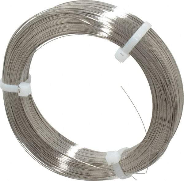 Value Collection - 7 Gage, 0.018 Inch Diameter x 1,157 Ft. Long, 302/304 Music Wire Coil - ASTM A580, 1 Lb. Shipping Weight - Caliber Tooling