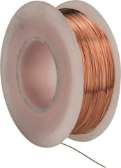 Made in USA - 28 Gage, 0.0126" Diameter x 498' Long, Bare, Copper Bus Bar Wire - Pure Copper (ASTM B3) - Caliber Tooling