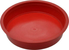 Caplugs - 4 NPT ID, Press Fit Cap - Polyethylene, Red - Caliber Tooling