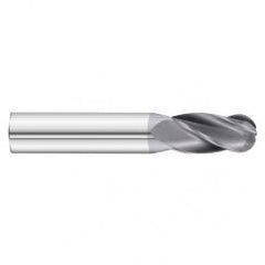 17/64 x 7/8 x 2-1/2 4 Flute Ball Nose  End Mill- Series 3200SD - Caliber Tooling