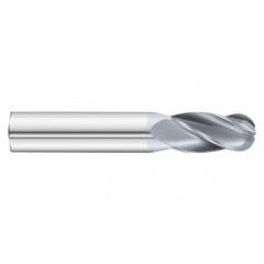 15/64 x 3/4 x 2-1/2 4 Flute Ball Nose  End Mill- Series 3200SD - Caliber Tooling