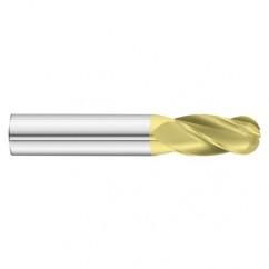 15/64 x 3/4 x 2-1/2 4 Flute Ball Nose  End Mill- Series 3200SD - Caliber Tooling