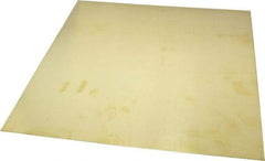 Value Collection - 0.04 Inch Thick x 12 Inch Wide x 12 Inch Long, Brass Sheet - Alloy 260 - Caliber Tooling