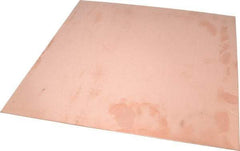 Value Collection - 0.032 Inch Thick x 12 Inch Square, Copper Sheet - Alloy 110 - Caliber Tooling