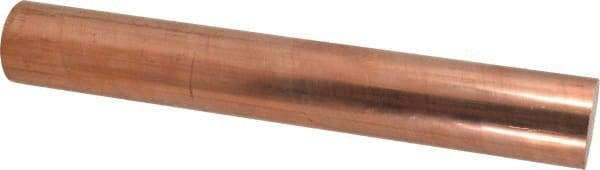 Value Collection - 1-3/4 Inch Diameter x 12 Inch Long, Copper Round Rod - Alloy 110 Copper - Caliber Tooling