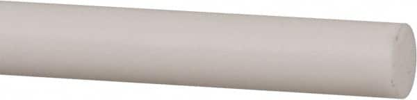 Made in USA - 5' Long, 3/4" Diam, PTFE (Mechanical Grade) Plastic Rod - +0.005 Tolerance - Caliber Tooling