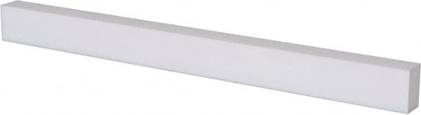 USA Sealing - 3' x 2" x 1" White PTFE (Virgin) Rectangular Bar - Caliber Tooling