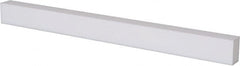 USA Sealing - 3' x 2" x 1" White PTFE (Virgin) Rectangular Bar - Caliber Tooling