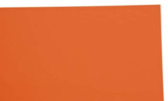 Made in USA - 1 Piece, 25" Wide x 50" Long Plastic Shim Stock Sheet - Coral (Color), ±10% Tolerance - Caliber Tooling