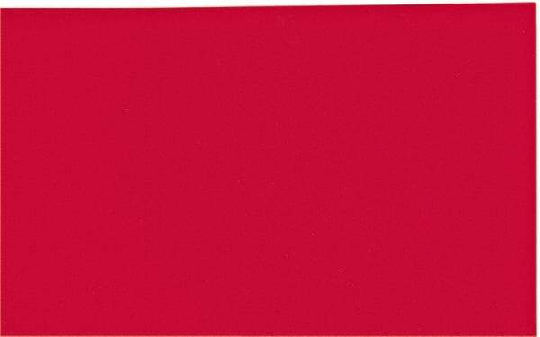 Made in USA - 1 Piece, 20" Wide x 20" Long Plastic Shim Stock Sheet - Red, ±10% Tolerance - Caliber Tooling