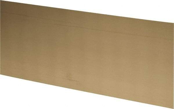 Made in USA - 2 Piece, 25 Inch Long x 6 Inch Wide x 0.031 Inch Thick, Shim Sheet Stock - Brass - Caliber Tooling