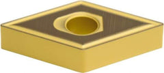 Sumitomo - DNMG431 EEX Grade AC610M Carbide Turning Insert - Al2O3 Finish, 55° Diamond, 1/2" Inscr Circle, 3/16" Thick, 1/64" Corner Radius - Caliber Tooling